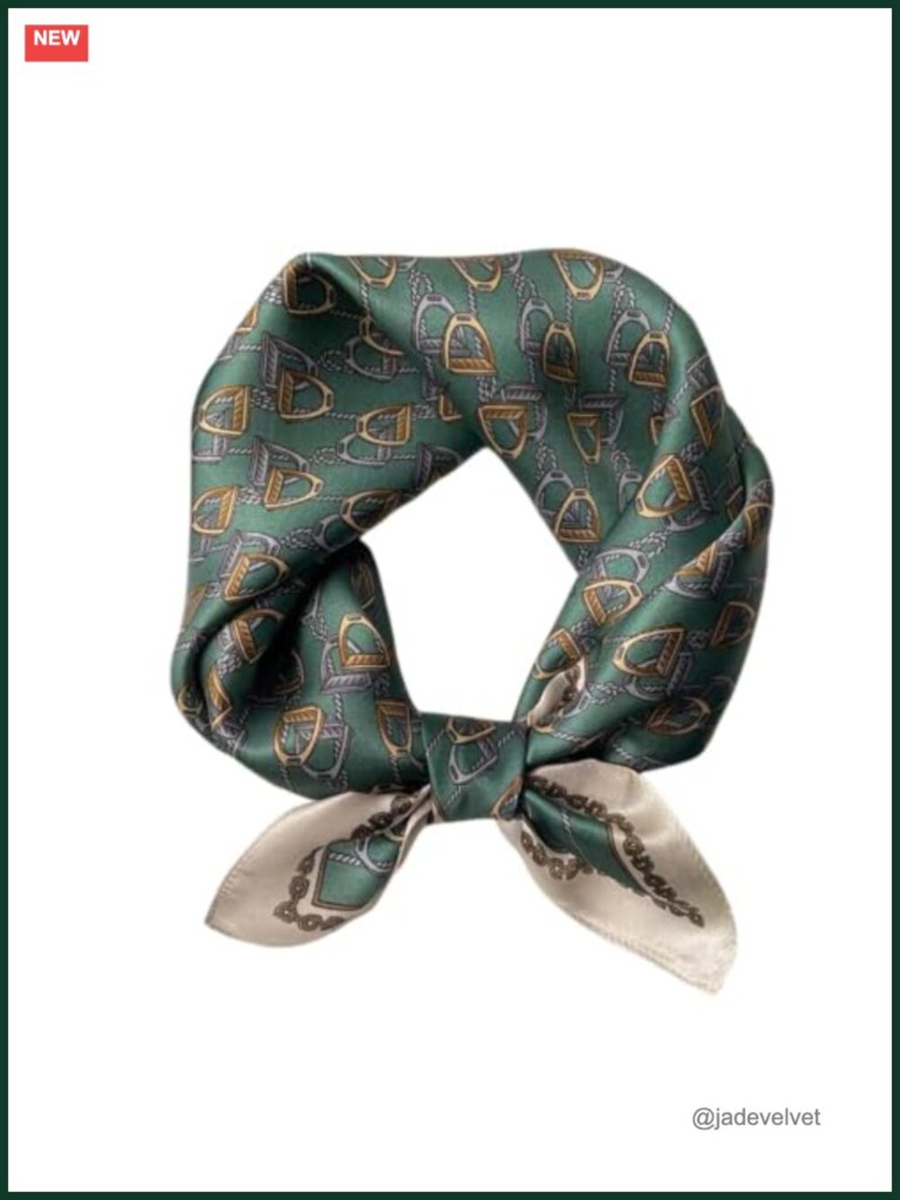 100% Pure Mulberry Silk Small Square Scarf 21x21 Digital Printed Lightweight